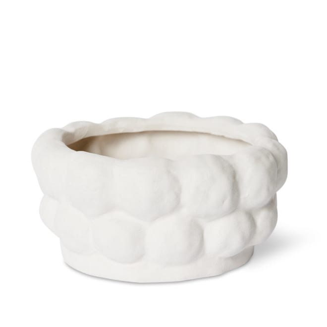 Kehlani Bowl - White, 12cm (H)
