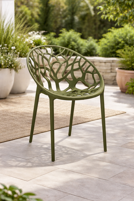 Filagree Green UV rated Outdoor Dining Chair