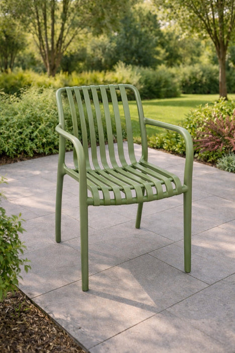Green UV rated Outdoor Dining Chair