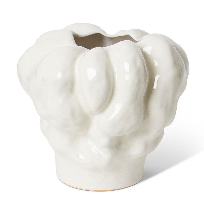 Indusa Vase - White, 31cm (H)