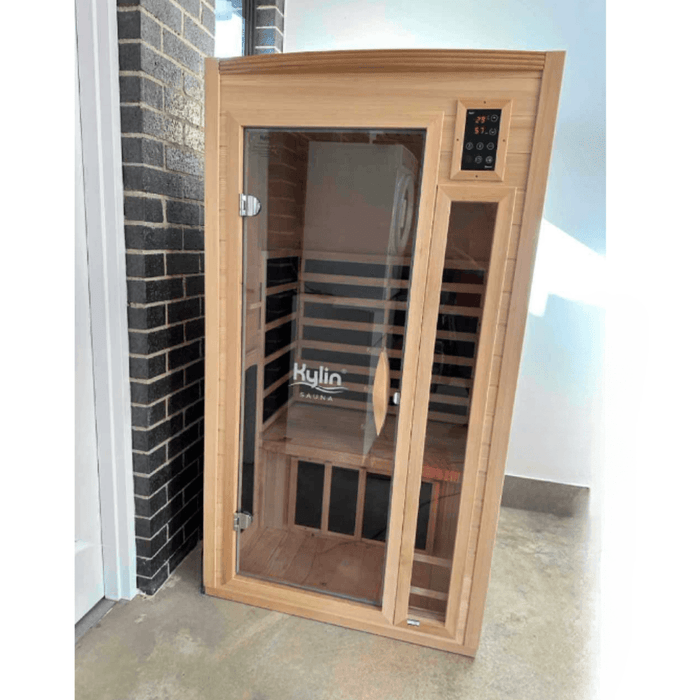 Kylin Full Spectrum Low EMF Carbon Infrared Sauna 1 Person - K8109 FS