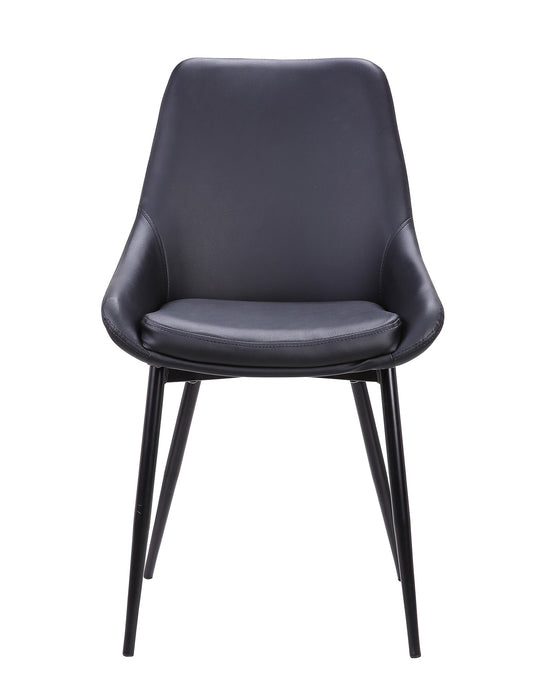 CDC2003-SE - Dining Chair - Black PU (Set of 2)