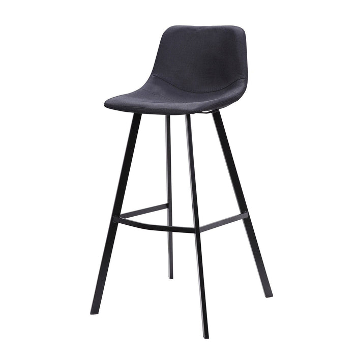 CBS2013-SE 80cm Bar Stool in Black Fabric (Set of 2)