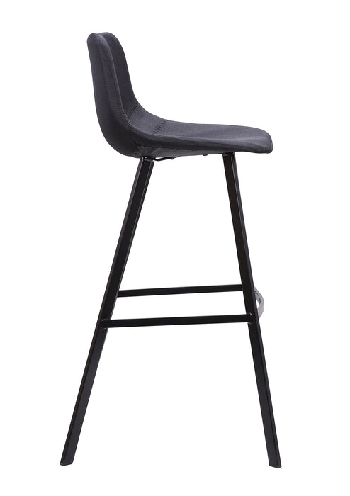 CBS2013-SE 80cm Bar Stool in Black Fabric (Set of 2)