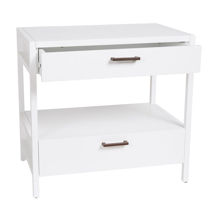 Canvas and Sasson Alba Bedside Table