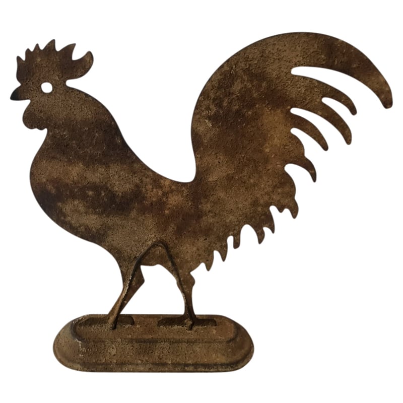 Rooster Statue on Base