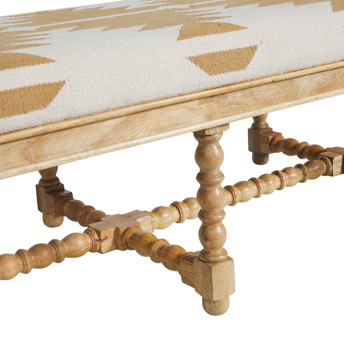 Bobbin Ottoman Natural