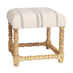 Bobbin Sq Ottoman Ocean