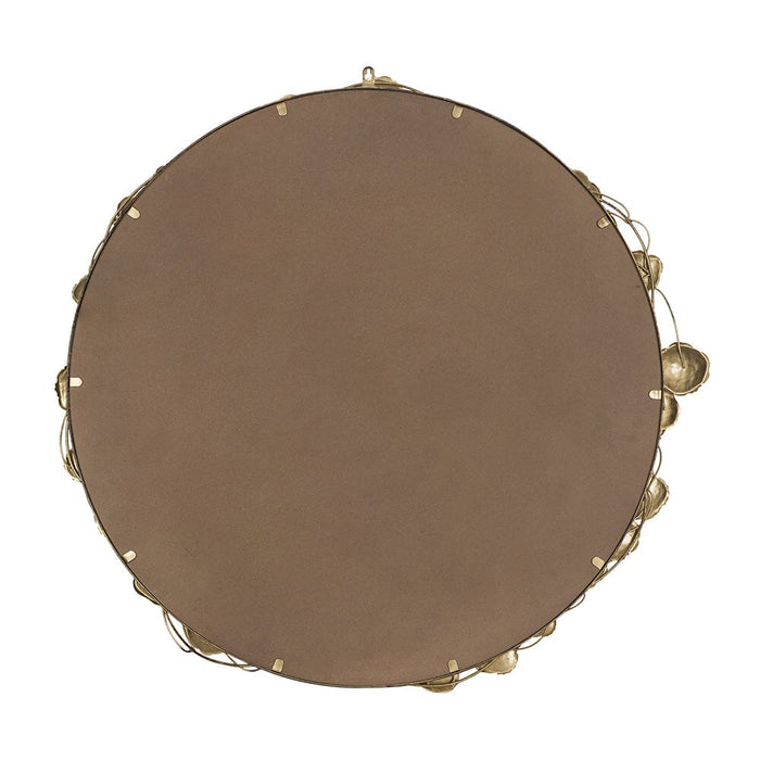 Gold Leaf Designer Wall Mirror