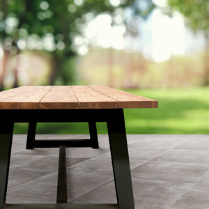 Catalina Baja Outdoor Dining Table 260 Black