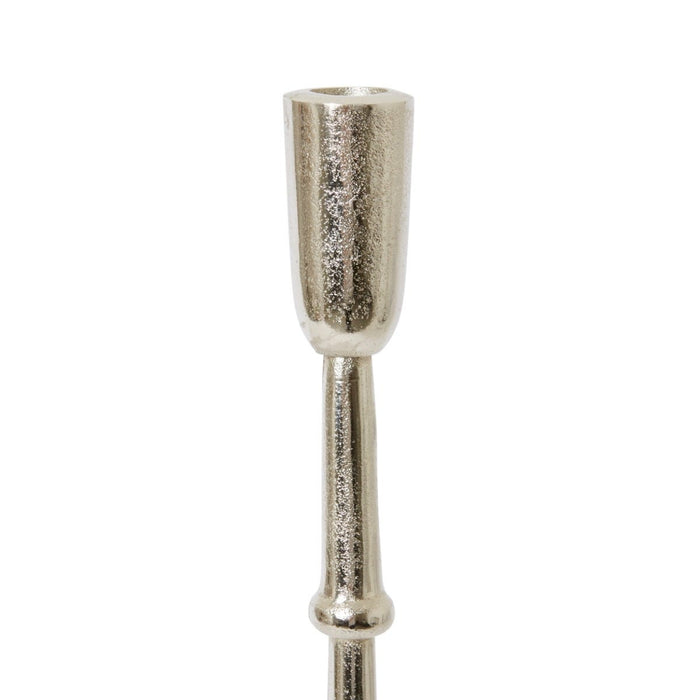 Isabella Candle Holder - Nickel, 58cm (H)