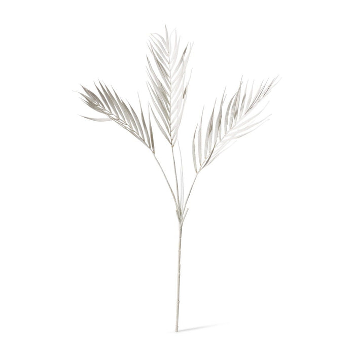 Palm Decor Spray Pack of 12 - White, 97cm (H)