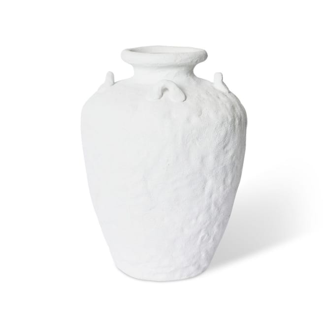 Aziza Vase - White, 54cm (H)