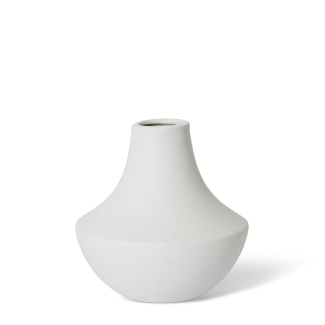 Elyse Vase - Off White, 18cm (H)