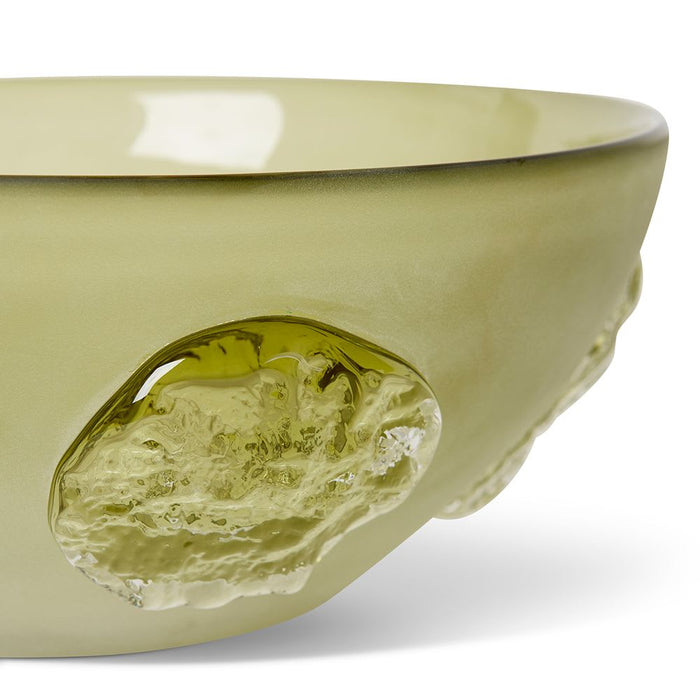 Rafiki Bowl - Green, 13cm (H)