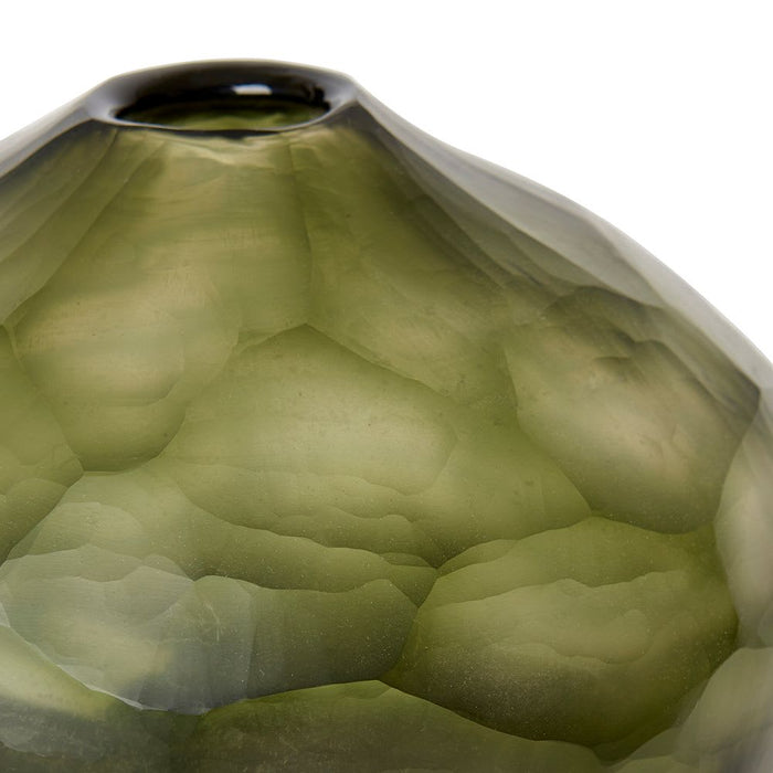 Kimoni Vase - Green, 13cm (H)