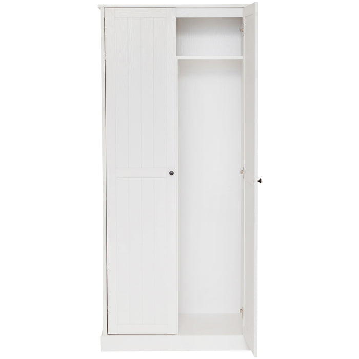 Hamptons 2 Door Broom Multipurpose Cupboard