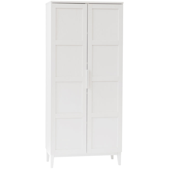 Tenley 5 Tier 2 Door Multipurpose Cupboard - White