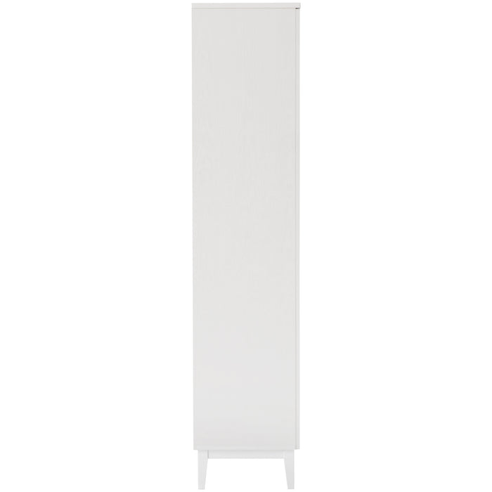 Tenley 5 Tier 2 Door Multipurpose Cupboard - White