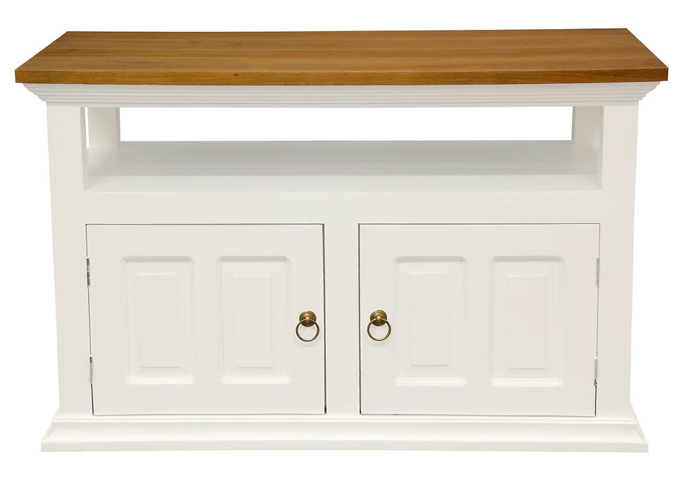Tasmania 2 Door TV Stand (White Caramel)
