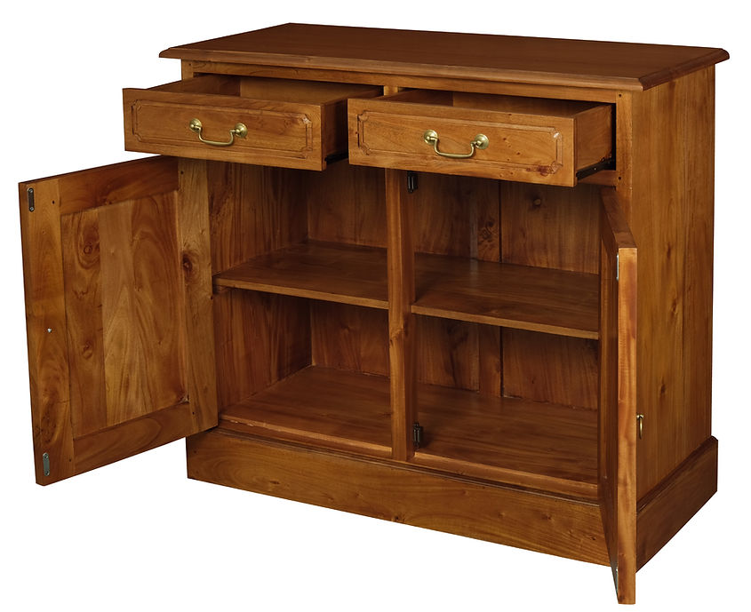 Tasmania 2 Door 2 Drawer Buffet (Light Pecan)