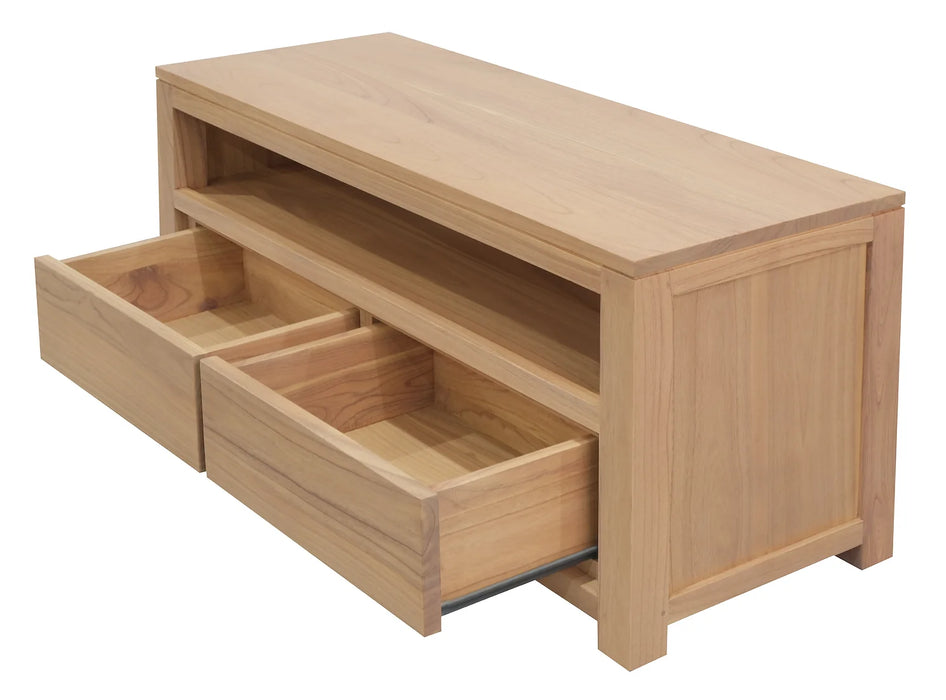 Amsterdam 2 Drawer Entertainment Unit (Natural)