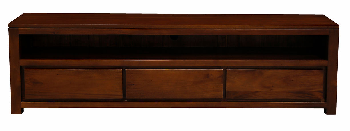 Amsterdam 3 Drawer Entertainment Unit (Mahogany)