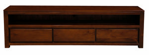 Amsterdam 3 Drawer Entertainment Unit (Mahogany)