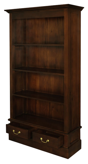 Tasmania 2 Drawer Bookcase