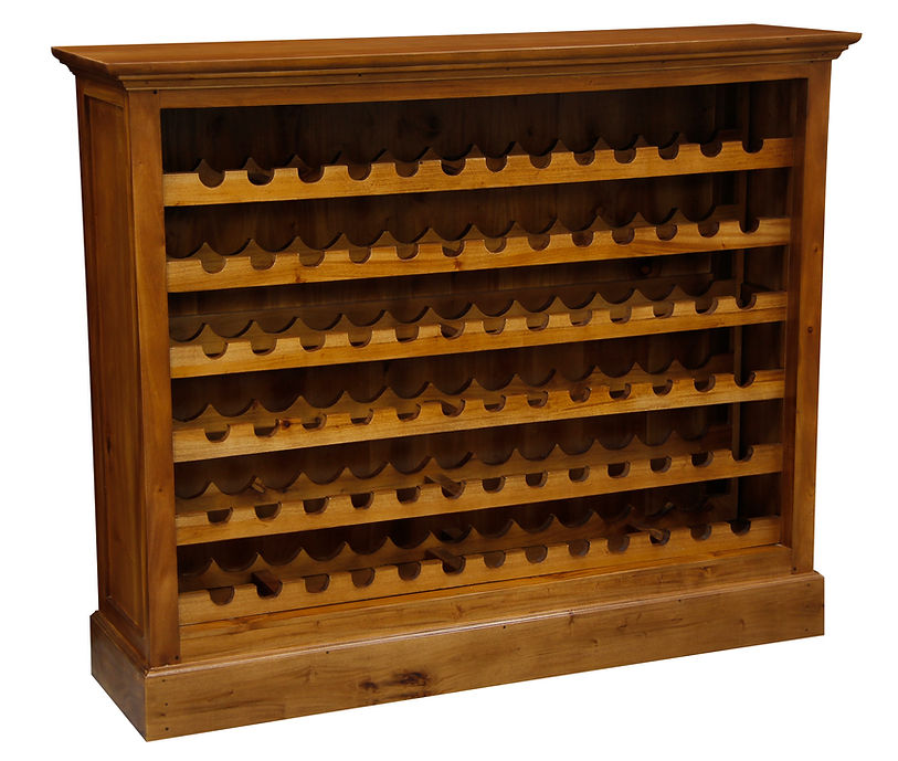 Tasmania Wine Rack Large - 78 Wine Bottles (Light Pecan)