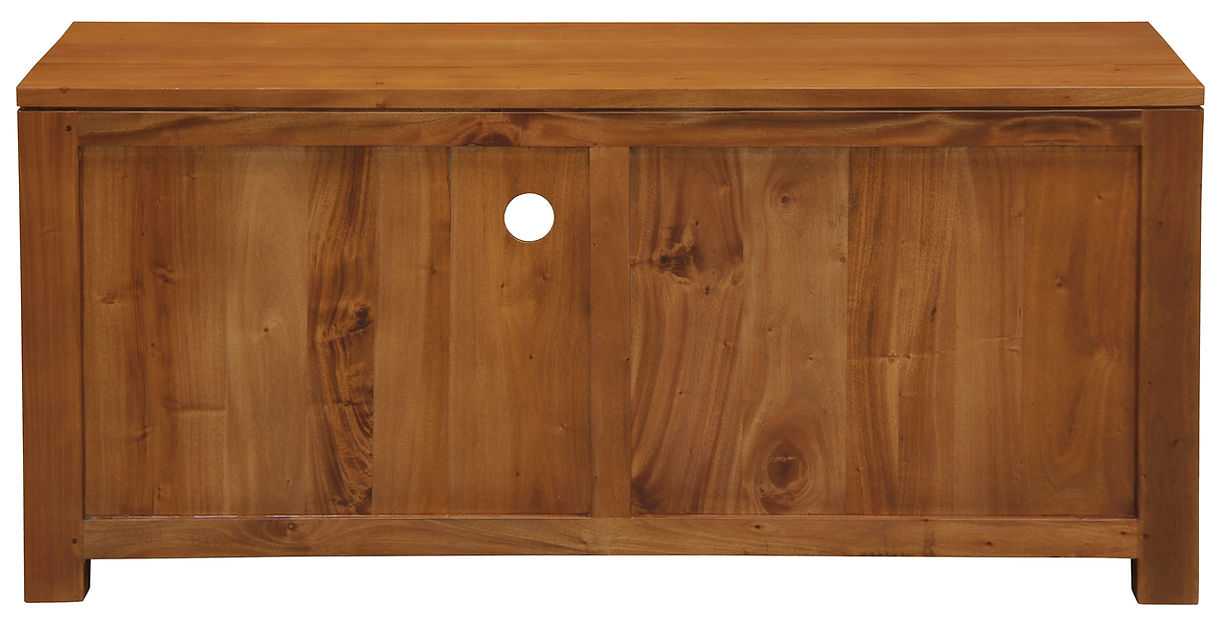 Amsterdam 2 Drawer Entertainment Unit (Light Pecan)