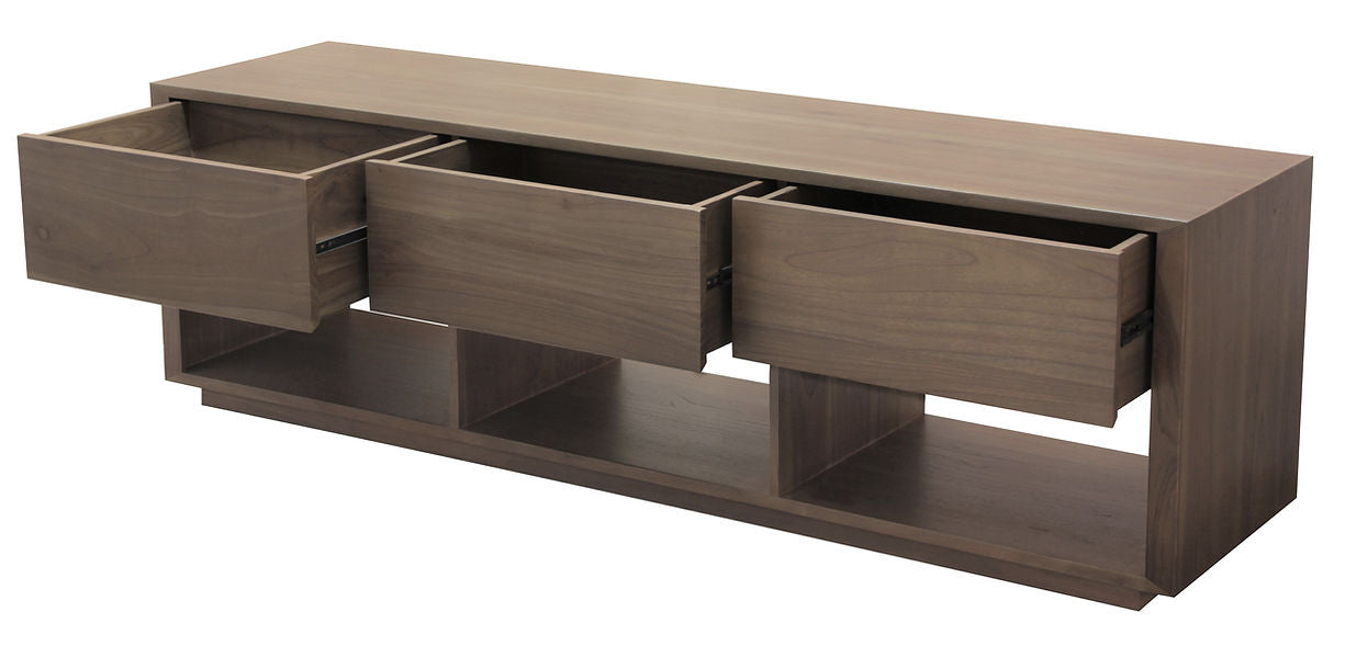 Oscar 3 Drawer Entertainment Unit (Latte)