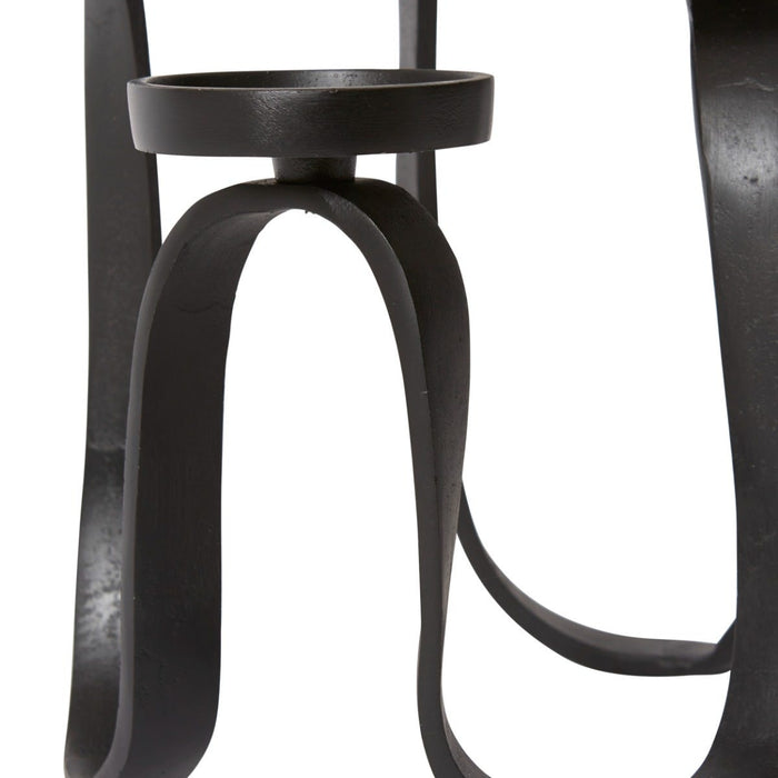 Una Candle Holder - Black, 31cm (H)