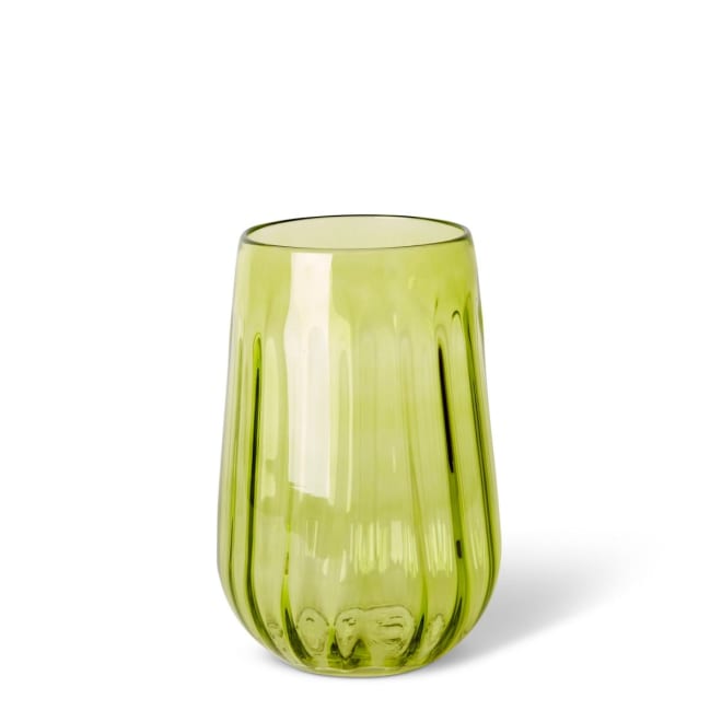 Demi Vase - Smoky Green, 26cm (H)