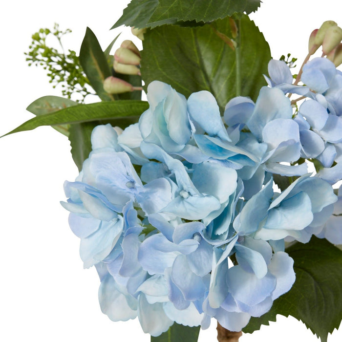 Hydrangea Sadie Bouquet Pack of 6 - Blue, 30cm (H)
