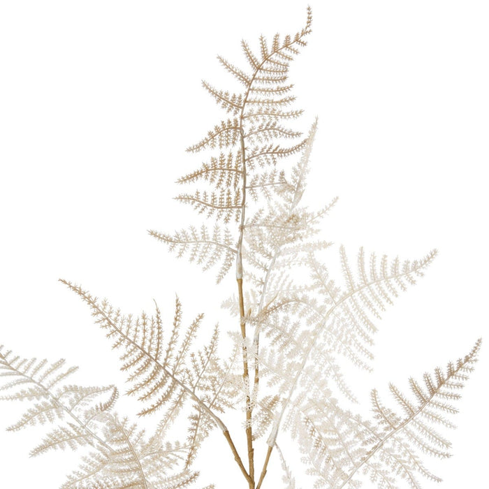 Fern Decor Spray Pack of 12 - White, 86cm (H)