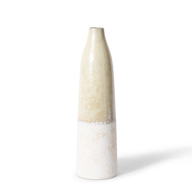 Delaine Vase - Beige, 45cm (H)
