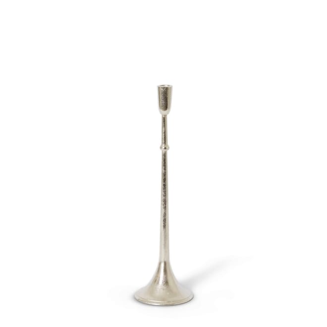 Isabella Candle Holder - Nickel, 48cm (H)