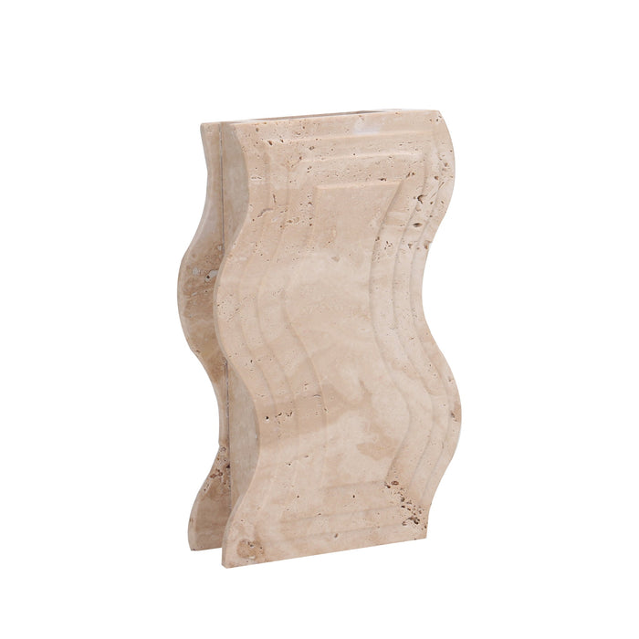 Sienna Curve Marble Base - Beige