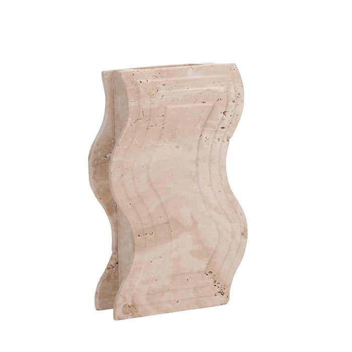 Sienna Curve Marble Base - Beige