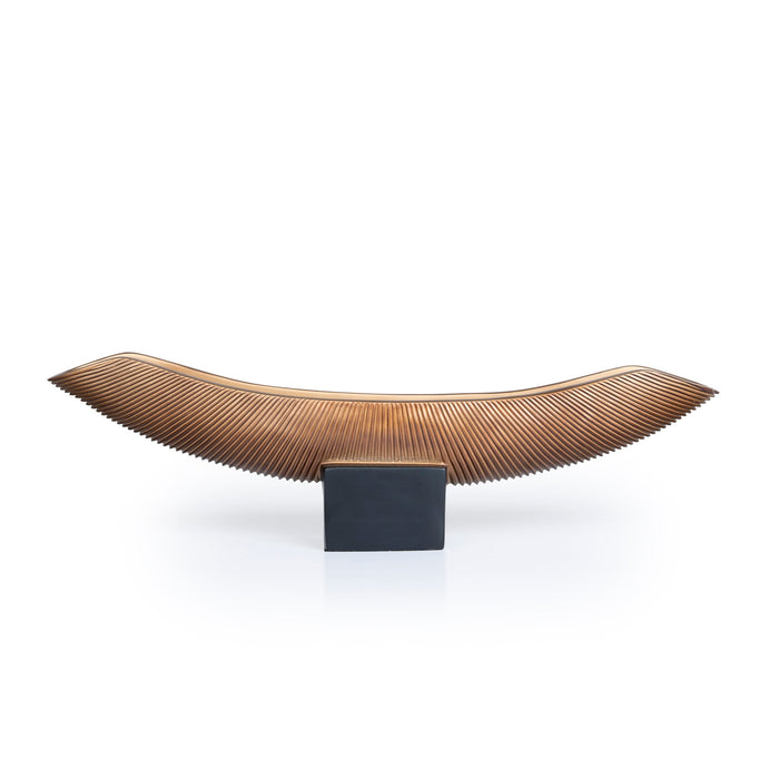 Ardoro Decorative Boat Vase - Brown
