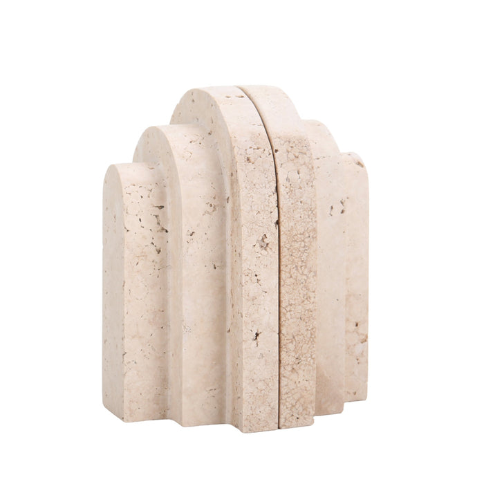 Nuvon Stone Bookends - Beige