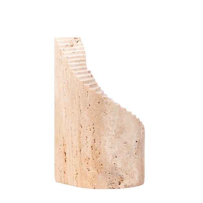Tavira Step Marble Sculpture - Beige