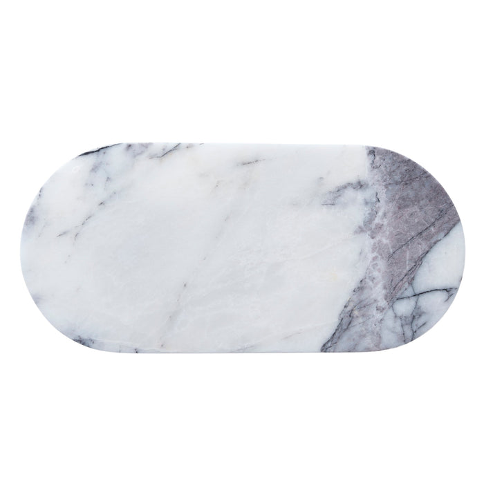 Elari Natural Marble Tray - White