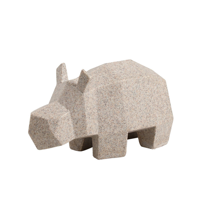 Stone Hippo Sculpture (CFC-SZ24009)