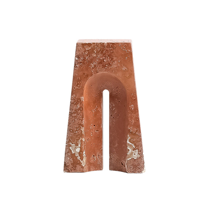 Brava Arch Hight Marble Sclupture - Red (CFB-T24002A)