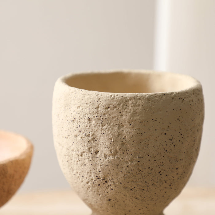 Luma Coarse Grain Cement Pot A (CFF-SN24018A)