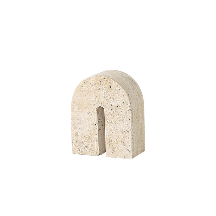 Orra Arch Decorative Marble Sclupture B - Yellow (CFB-T2208B)