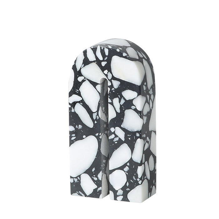 Orra Arch Decorative Marble Sclupture A - Black & White