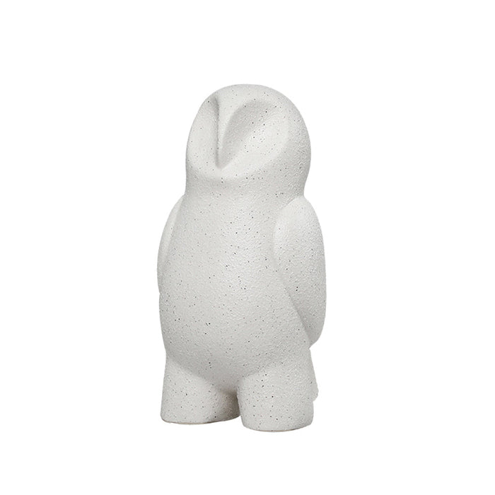 Ceramic Sand Owl - White (CFD-D24077)